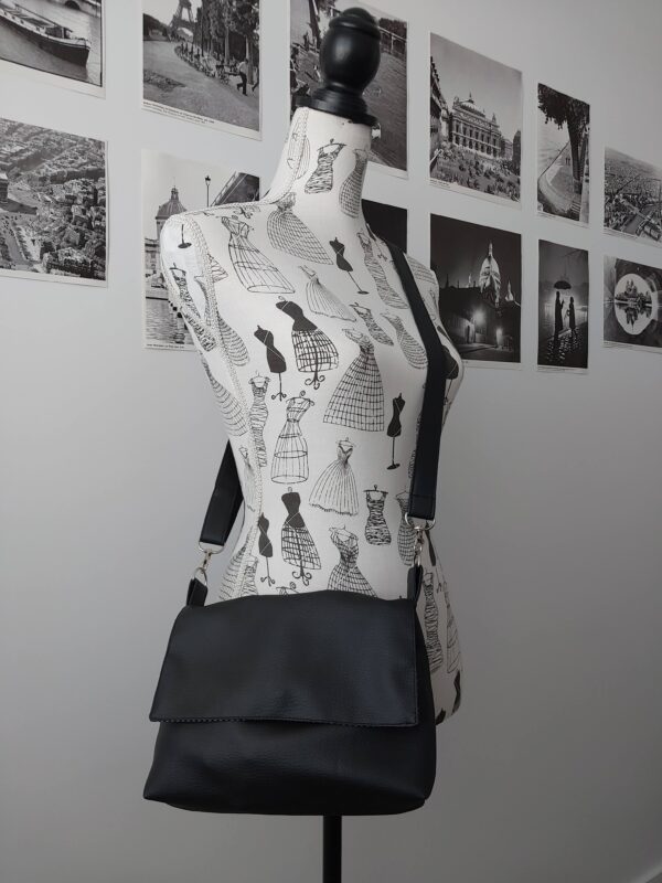 Bolso polipiel negro