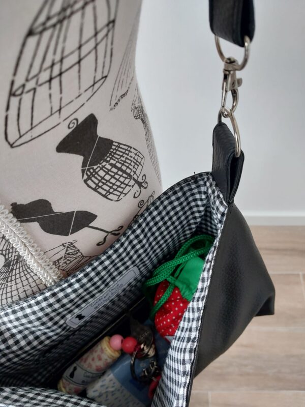 Bolso polipiel negro - Imagen 3