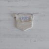 Monedero beige bolsillo trasero
