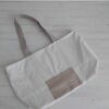 Bolsa de playa o piscina beige asas largas - Imagen 8
