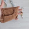 Bolso marrón, monedero y llavero mixto - Imagen 6