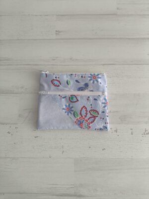 Monedero mandalas azul