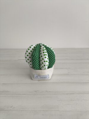 Cactus bajo lunares verdes
