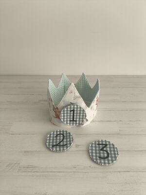 Corona de cumpleaños animales II