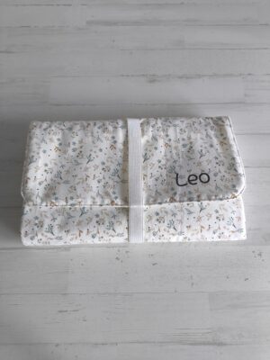 Cambiador hojitas verde menta Leo