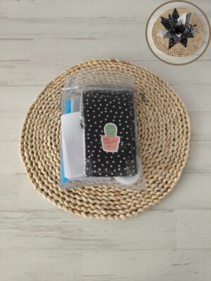 Kit aloe vera pequeño blanco y negro