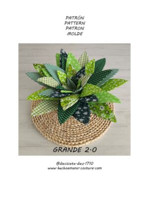 Patrón aloe vera (grande 2.0) A4