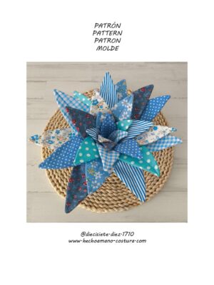 Patrón aloe vera Índigo